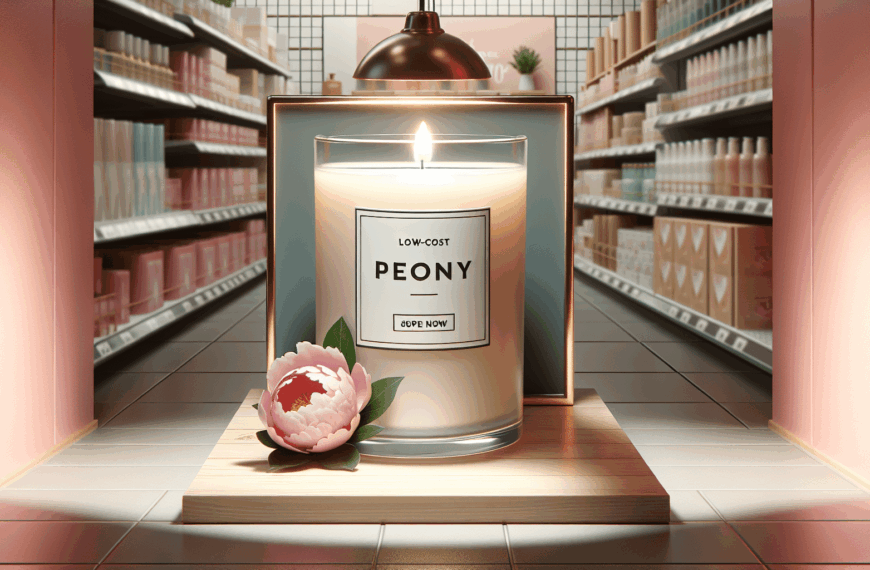 Mercadona Lanza su Vela Económica de Peonía Inspirada en Zara Home