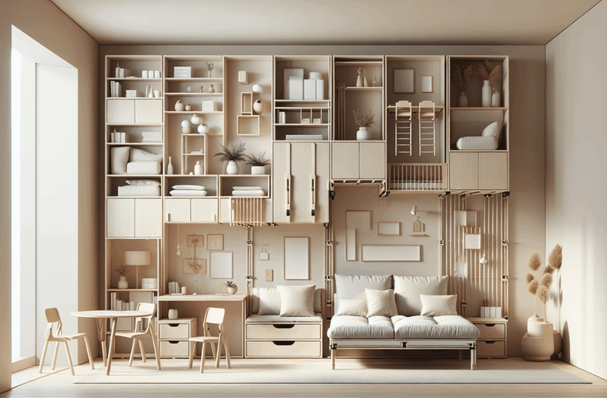 Aprovecha Cada Rincón: Muebles que se Integran a tus Paredes