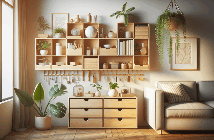 Optimiza Tu Hogar: Estante Perchero Colgante con Cajones para Mayor Orden