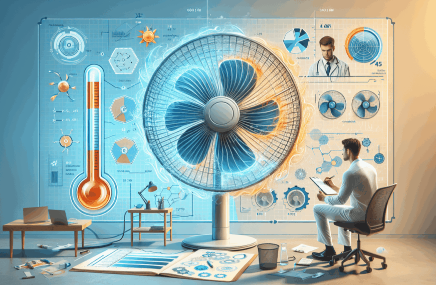 Optimización Científica de la Rotación de Aspas del Ventilador en Verano