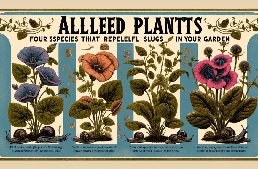 Plantas Aliadas: Cuatro Especies que Repelen Babosas en Tu Jardín