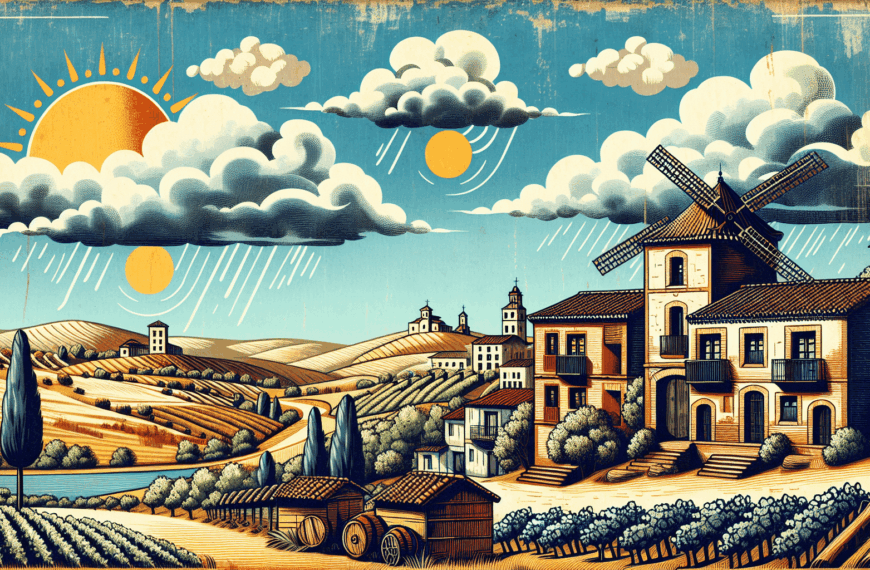 Previsión meteorológica para este jueves en Castilla-La Mancha: probables precipitaciones débiles