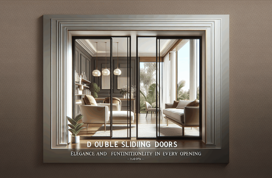 Puertas Correderas Dobles: Elegancia y Funcionalidad en Cada Apertura
