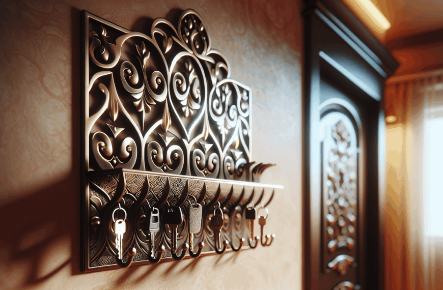 Renueva Tu Entrada: Un Guardallaves Práctico y Elegante