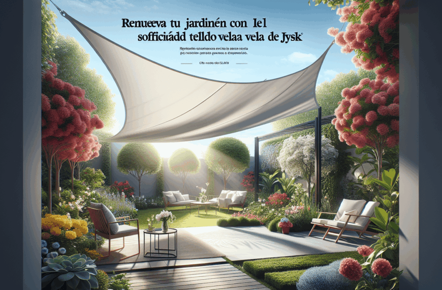 Renueva Tu Jardín con el Sofisticado Toldo Vela de JYSK