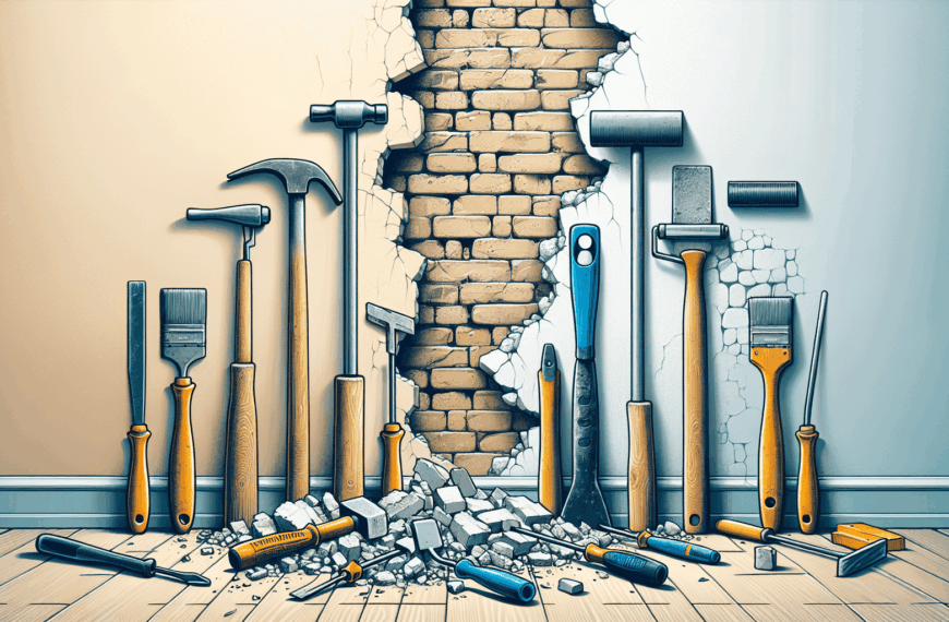 Transforma tu Hogar: Guía para Eliminar el Yeso de las Paredes