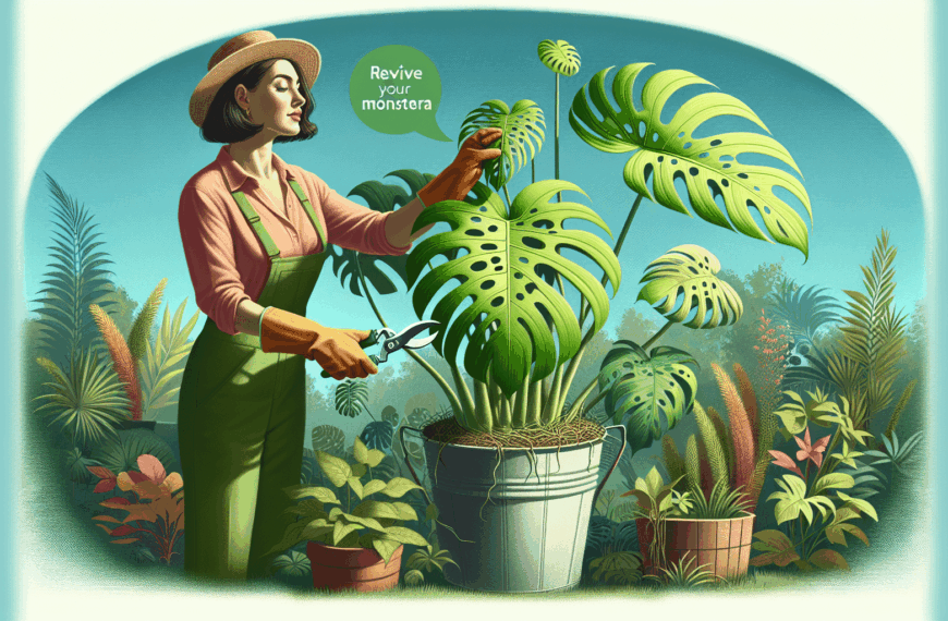Revive tu Monstera: Consejos de una Experta en Jardinería