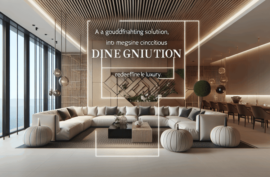 Innovación y Elegancia: Diseño Consciente para Salones Sofisticados