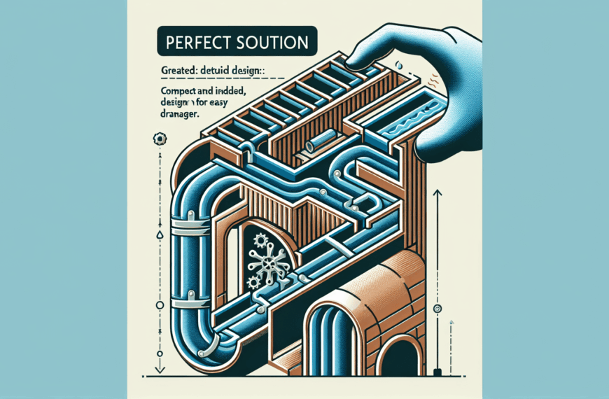 Solución Ideal: Diseño Compacto y Angular para Drenaje Óptimo