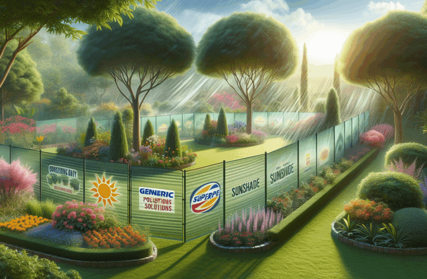 Soluciones de Aldi para Proteger tu Jardín: Resguardo del Viento, el Sol y la Privacidad