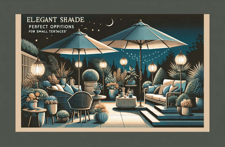 Sombra Elegante: Opciones Perfectas para Terrazas Pequeñas