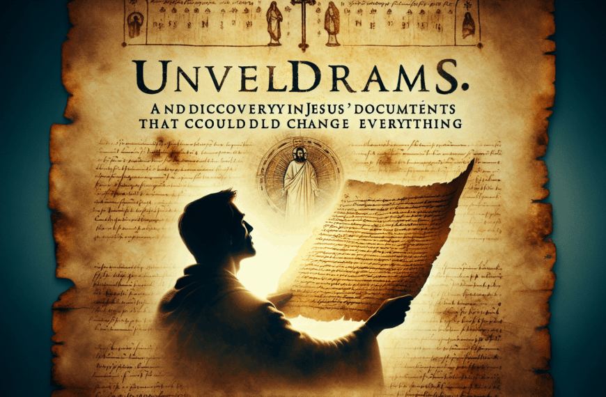 Sueños Desvelados: El Descubrimiento de Andrés en los Documentos de Jesús que Podría Cambiarlo Todo