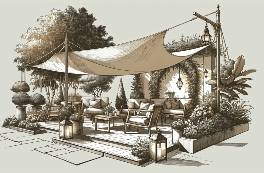 Transforma tu Espacio Exterior con el Elegante Toldo Vela de JYSK