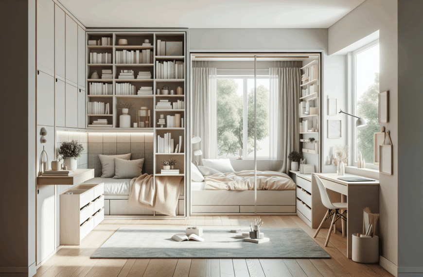 Transforma Tu Hogar: Muebles Integrados para Optimizar el Espacio