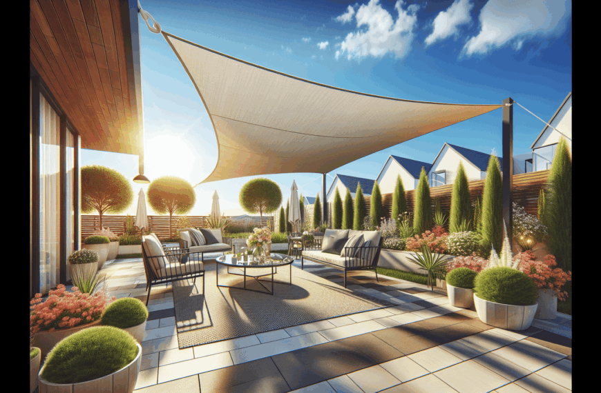 Transforma Tu Terraza: Estilo y Comfort con el Toldo Vela de Bauhaus