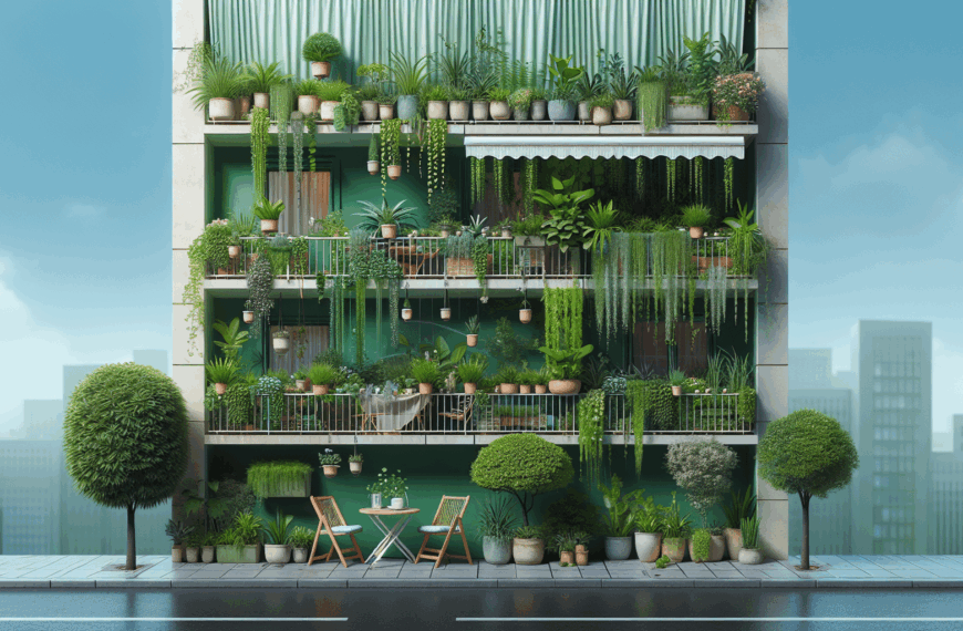 Transformación Verde: Un Balcón que se Transforma en un Oasis Urbano