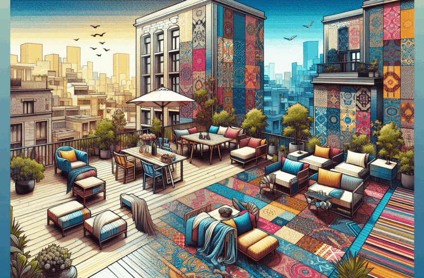 Revitaliza tu Terraza: Añade Vida con Textiles y Detalles de Estilo
