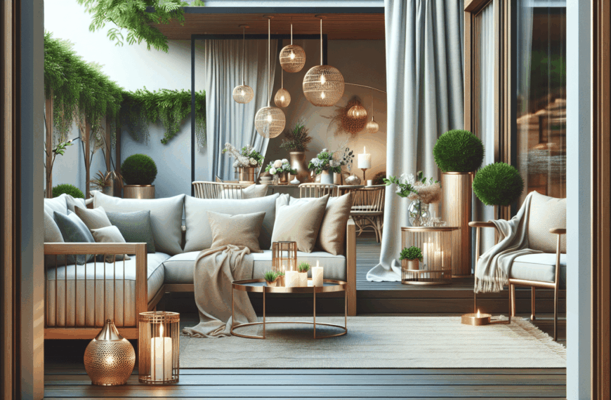 Elegancia Refinada para Tu Espacio Exterior