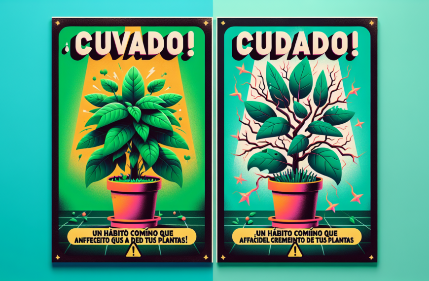 ¡Cuidado! Un Hábito Común Que Puede Afectar el Crecimiento de Tus Plantas