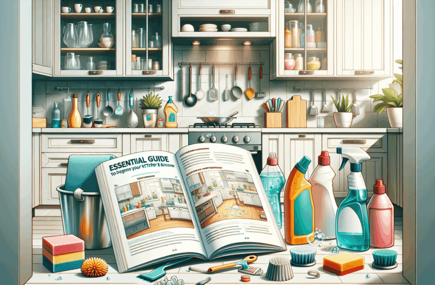 Guía Esencial para Desengrasar tus Gabinetes y Muebles de Cocina