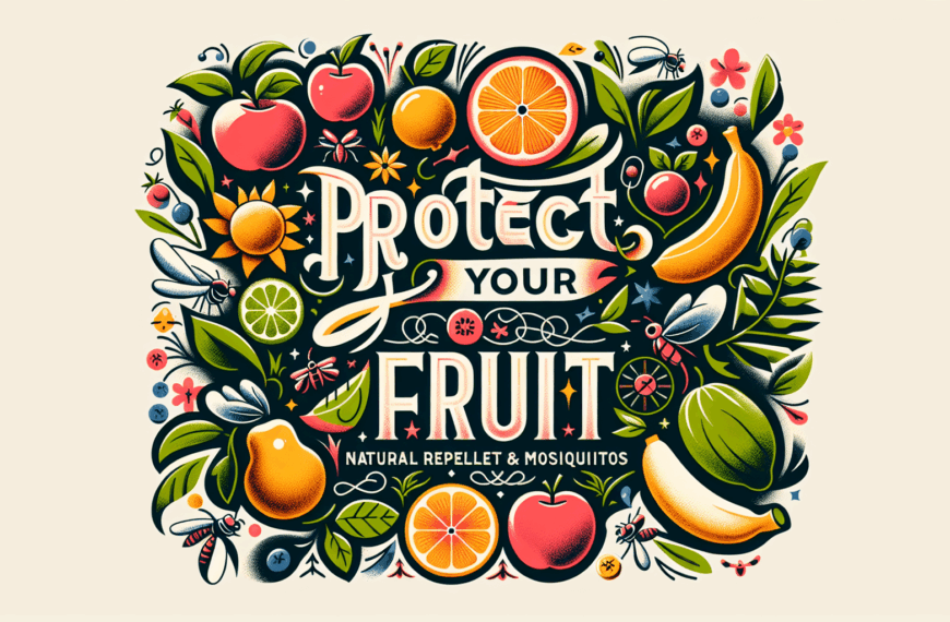 Protege tu Fruta: Repelente Natural para Ahuyentar Moscas y Mosquitos