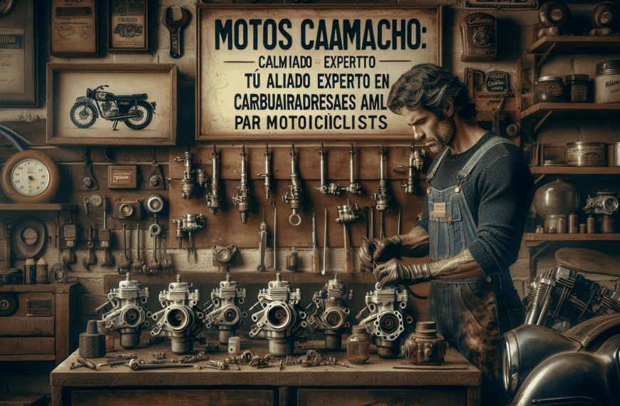 Motos Camacho: Tu Aliado Experto en Carburadores Amal para Motociclistas