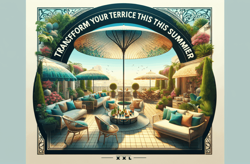 Transforma tu Terraza este Verano con el Parasol XXL de Alcampo