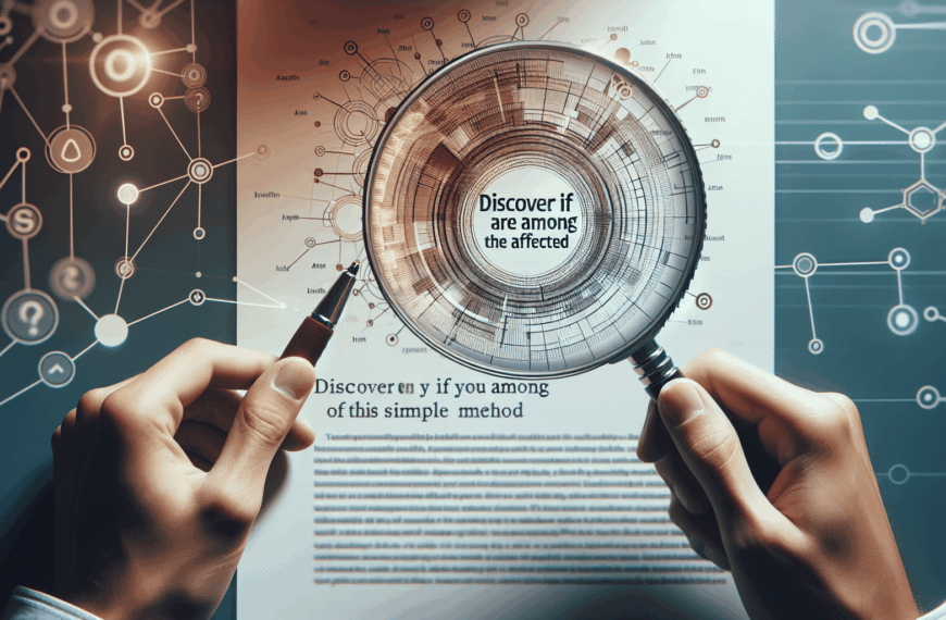 Verifica Rápidamente si Eres uno de los Afectados con Este Método Sencillo