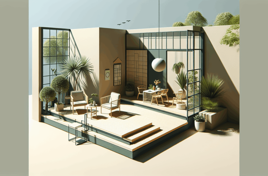 Crea un Oasis Privado: Diseño de Terraza y Jardín al Estilo Bauhaus