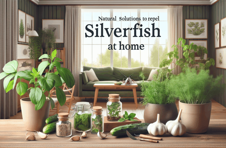 Soluciones Naturales para Ahuyentar Pececillos de Plata en Casa