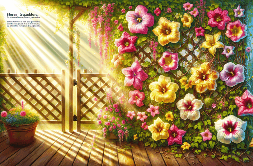 Flores Trepadoras: La Elección Perfecta para Principiantes