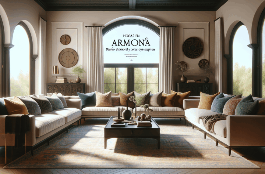 Hogar en Armonía: Diseño Atemporal y Colores que Inspiran