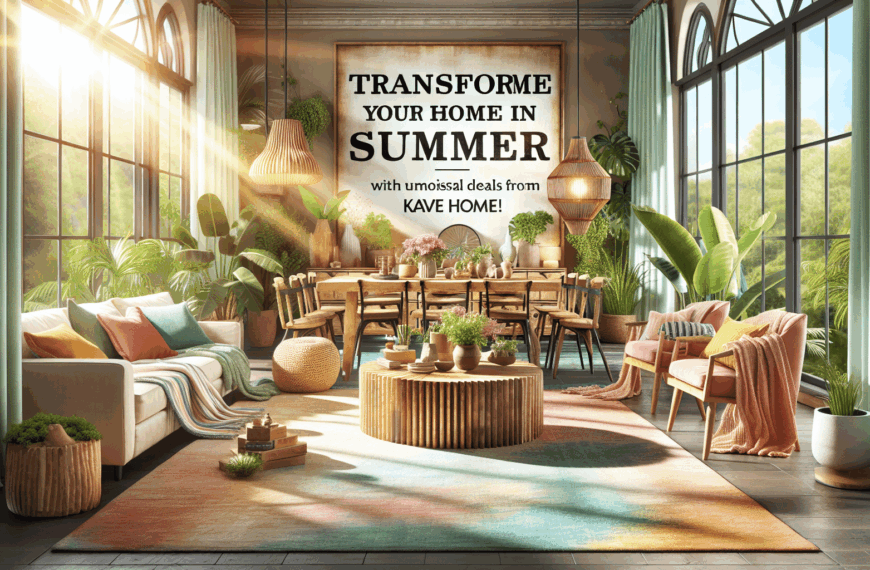 ¡Transforma tu Hogar en Verano con Ofertas Imperdibles de Kave Home!