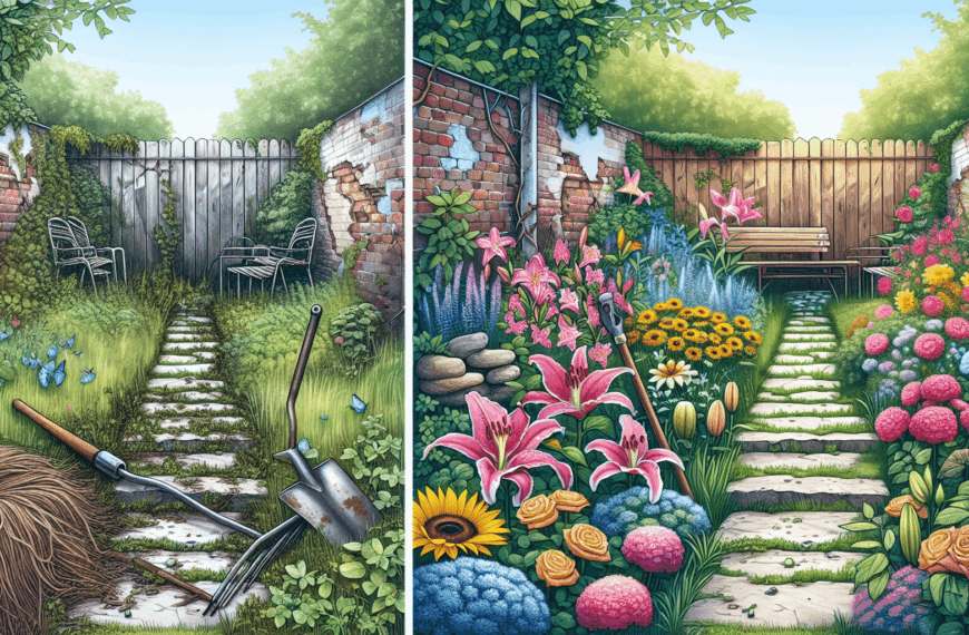De Espacio Olvidado a Oasis Floral: La Magia de un Jardín Transformado