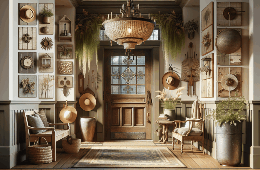 Recibidores Acogedores: Transformando Entradas con Estilo y Calidez