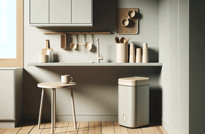 Compactos y Elegantes: Cubos de Basura con Diseño Minimalista para Cocinas Reducidas