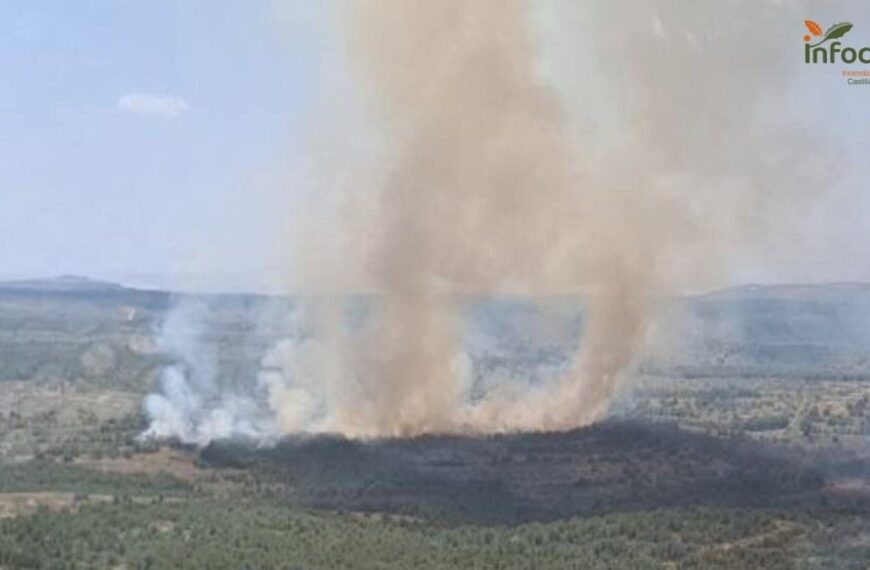 Activos dos incendios forestales en Chinchilla de Montearagón y Pozuelo de Calatrava