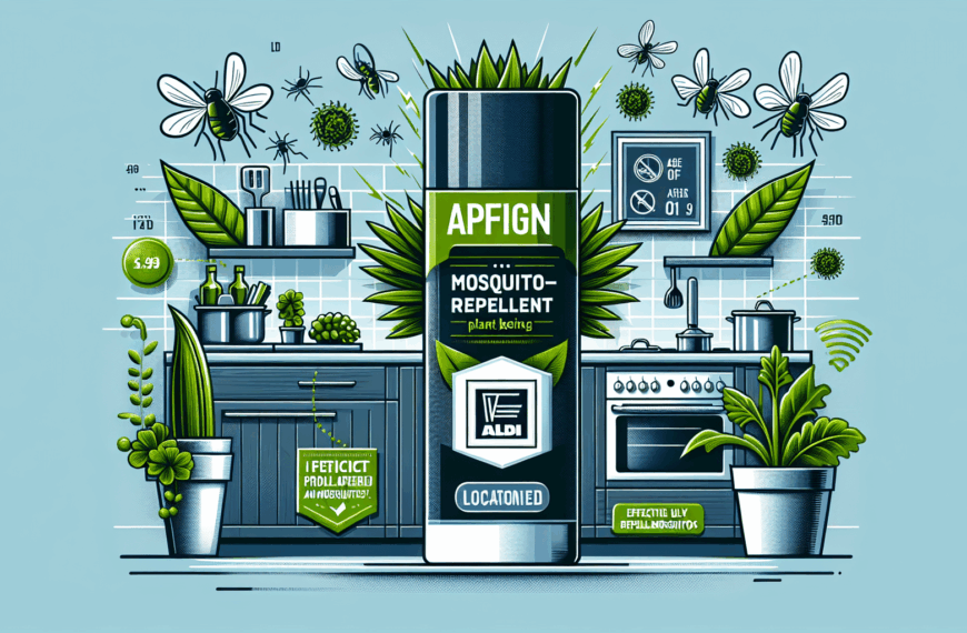 Aldi Presenta Su Nueva Planta Antimosquitos Ideal para la Cocina: ¡Solo por Tiempo Limitado!