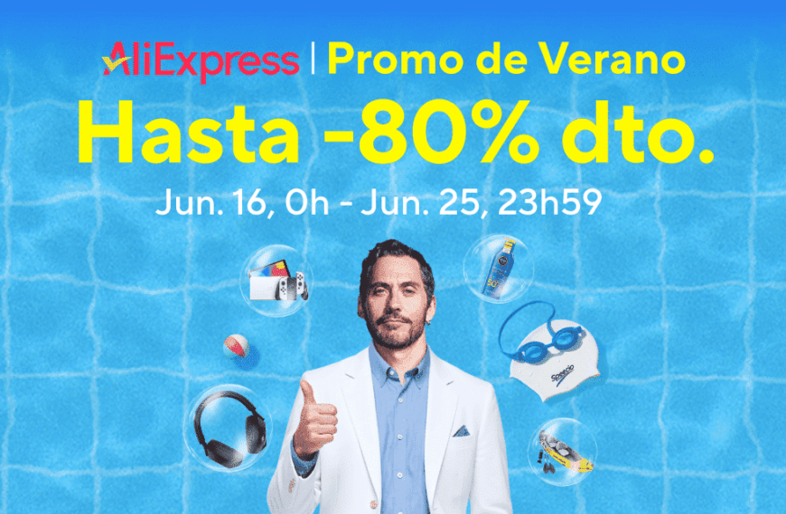 AliExpress Inicia su Venta de Verano: Descuentos de Hasta el 80% para tus Vacaciones