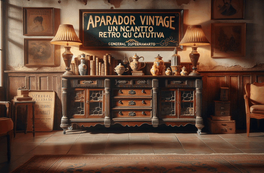 Aparador Vintage de Carrefour: Un Encanto Retro que Cautiva
