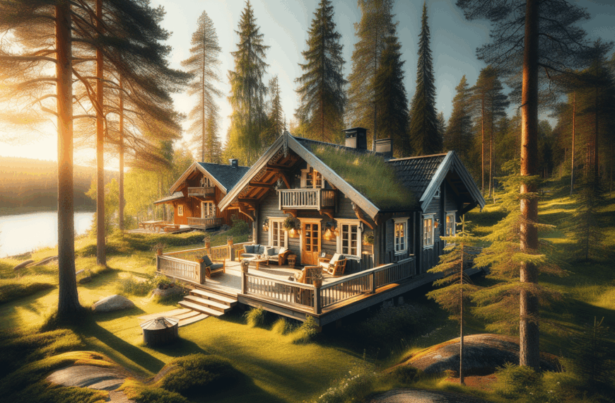 Cabañas Suecas: Disfruta de un Verano Fresco y Acogedor en Tu Refugio Vacacional