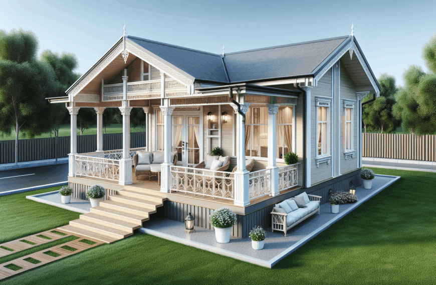 Lujo Asequible: Elegante Casa Prefabricada con Porche en Amazon por menos de 10.000 Euros