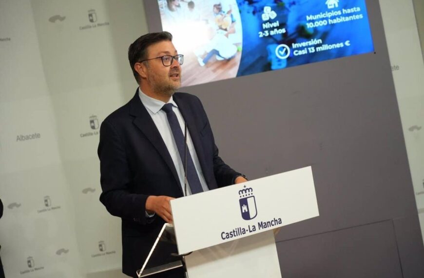 Castilla-La Mancha amplía las plazas gratuitas para escolares de 2 a 3 años en municipios de menos de 10.000 habitantes