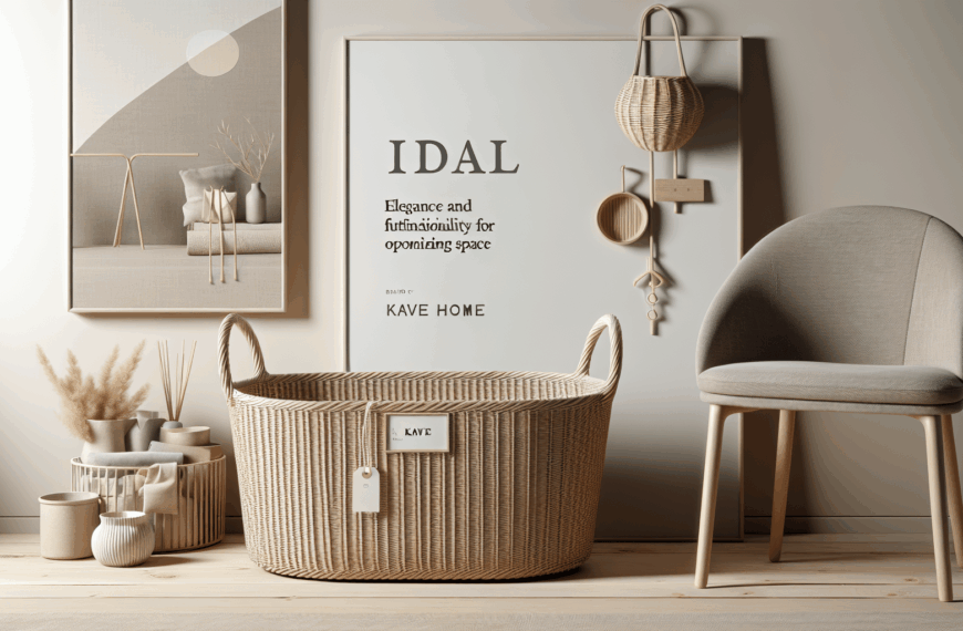 Cesto Ideal de Kave Home: Elegancia y Funcionalidad para Optimizar el Espacio