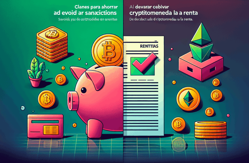 Claves para Ahorrar y Evitar Sanciones al Declarar Criptomonedas en la Renta
