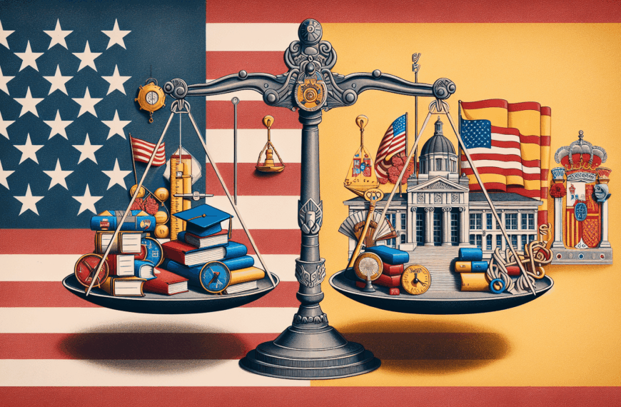 Comparativa del Sistema Educativo en EE. UU. y España: Similitudes y Diferencias