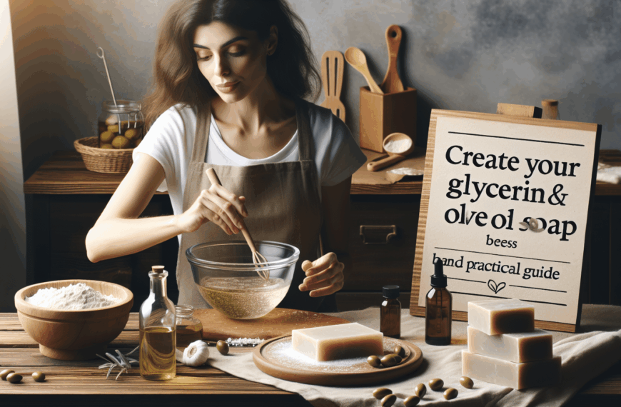Crea Tu Jabón de Glicerina y Aceite de Oliva: Beneficios y Guía Práctica