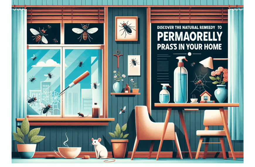 Descubre el Remedio Natural para Erradicar Plagas en tu Hogar de Forma Permanente