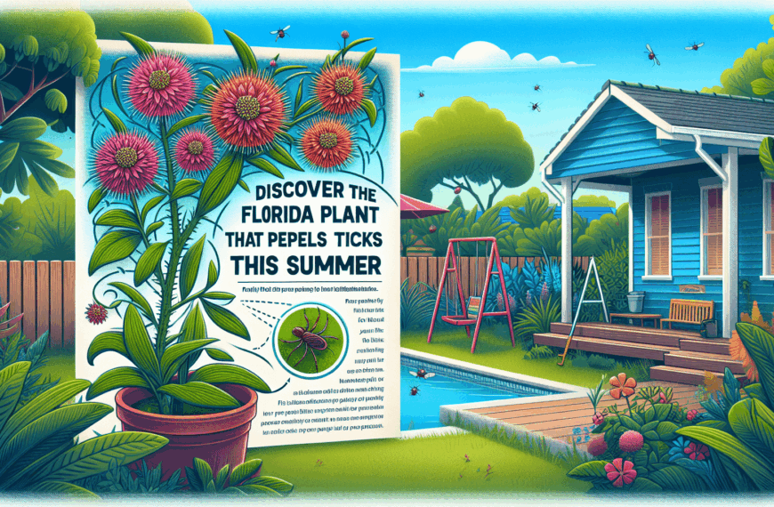 Descubre la Planta Florida que Repela Garrapatas de Tu Jardín Este Verano