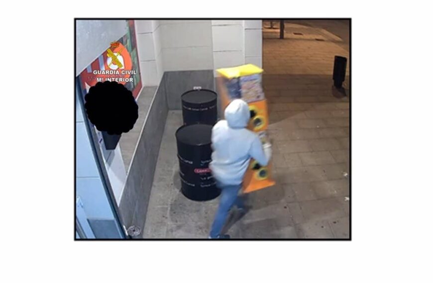 Detenida una pareja por sustraer 15 máquinas expendedoras en establecimientos de Toledo y Ciudad Real